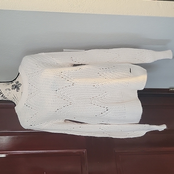 ABERCROMBIE open weave crewneck sweater size extra large - Picture 1 of 5